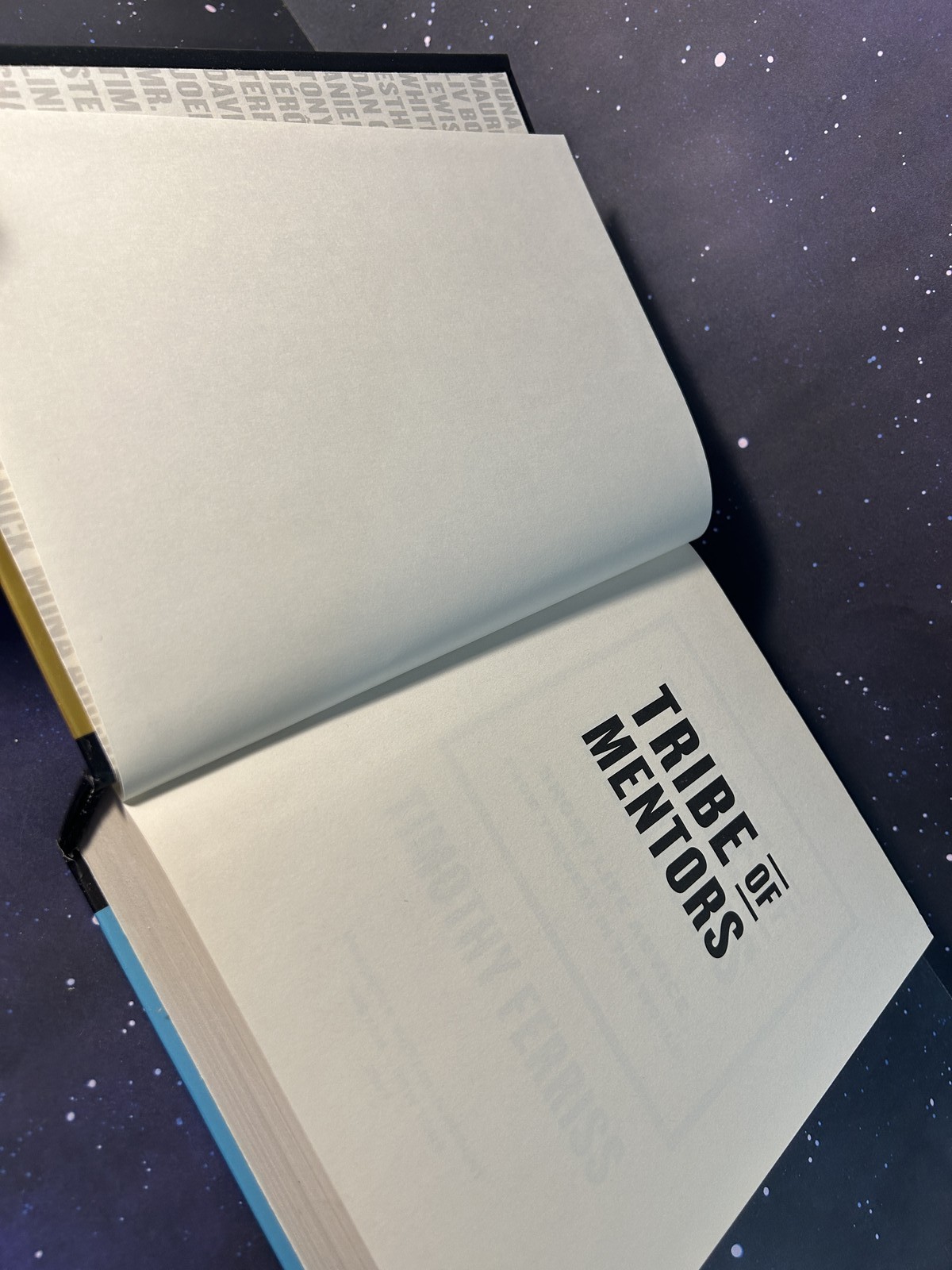 Tribe Mentors Timothy Ferriss Book Self-Help Advice 2017 Hardcover