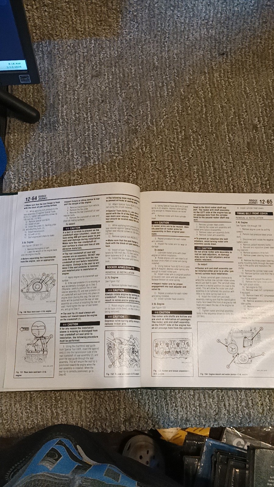 Chilton Chrysler Service Manual 2010 Edition Volume II Cengage Learning [VG]