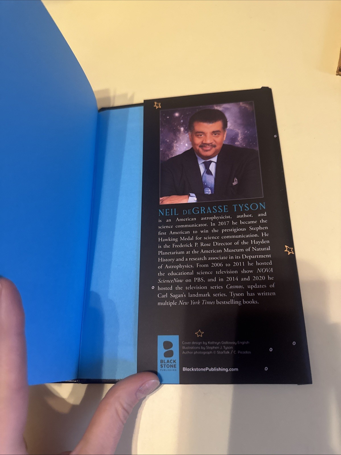 SIGNED FIRST EDITION NEIL DEGRASSE TYSON JUST VISITING THIS PLANET HC BOOK S4