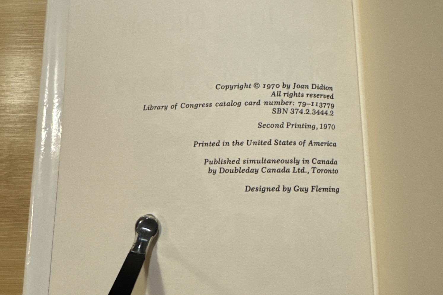 Play It As It Lays – Joan Didion (1970, Hardcover) First Edition/2nd Print, HCDJ