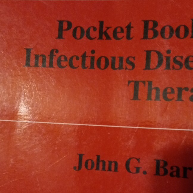 Pocket Book of Infectious Disease Therapy John G. Bartlett PB (1993) Illus