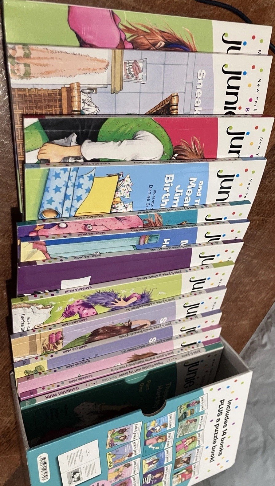 👧 JUNIE B. JONES Puzzle BOX SET CHAPTER BOOKS #1-14 BY BARBARA PARK AGES 6-9