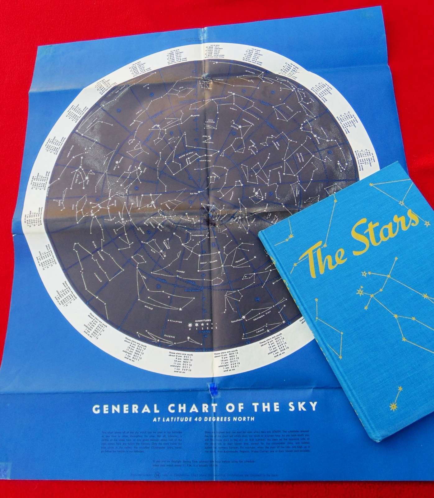 „THE STARS, A NEW WAY TO SEE THEM“ ~1966~ DUST COVER=STAR MAP~HARDBACK~161 PAGES