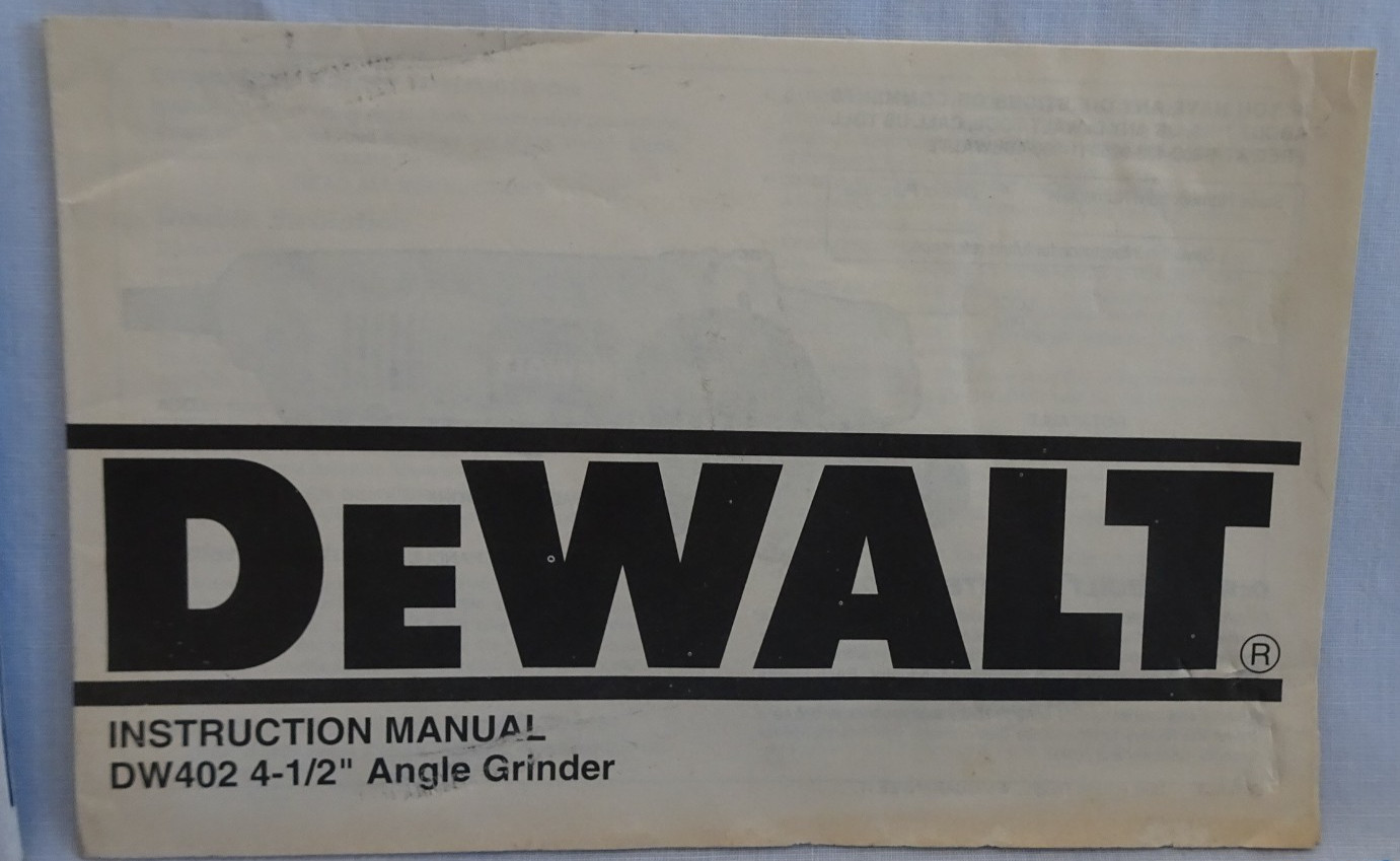 Lot 8 MANUALS DeWalt Tools Midland CB Radio CRAFTSMAN Fluke BRINLY Porter-Cable