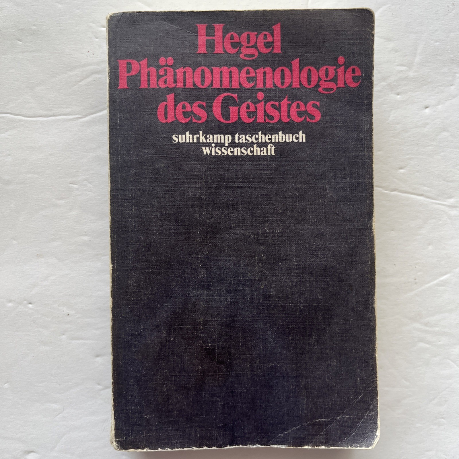 Hegel Phanomenologie des Geistes Suhrkamp Taschenbuch Wissenchaft GERMAN PB