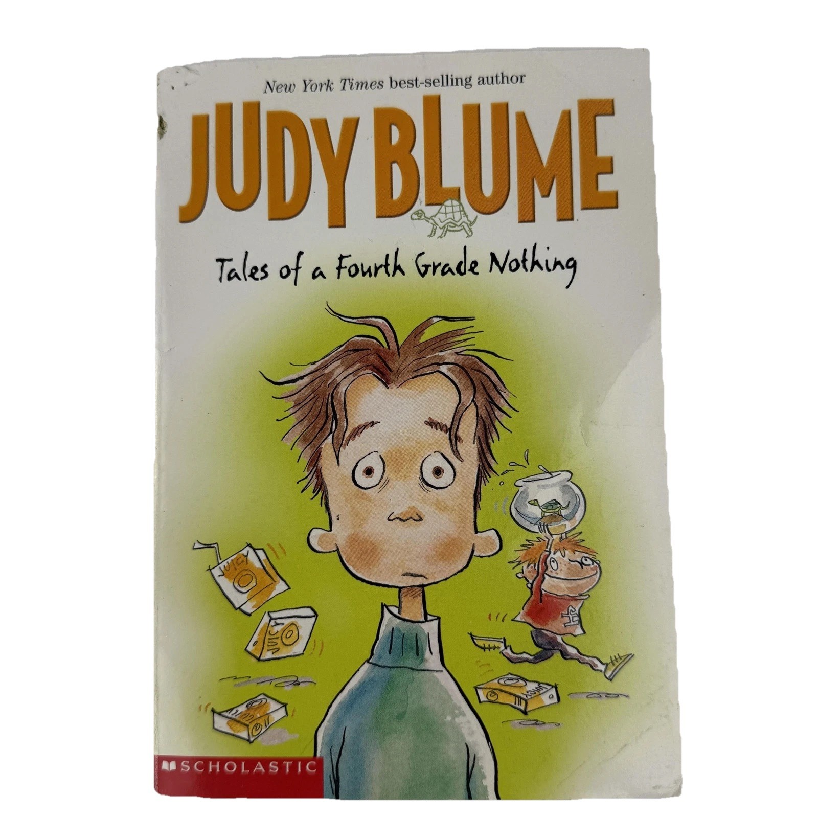 Tales Of A Fourth Grade Nothing Judy Blume Scholastic White PB Kids Humor