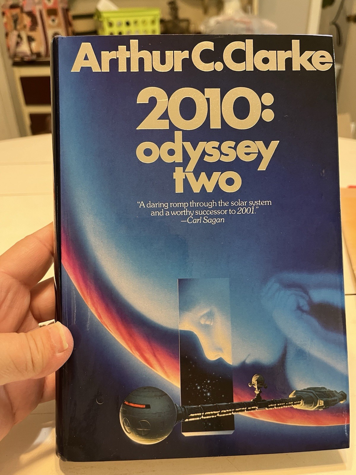 Author C Clarke 2010 Odyssey Two Hard Back Book with Dust Jacket