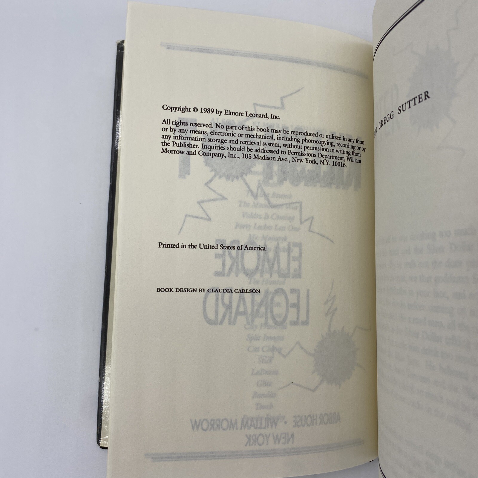 Killshot by Elmore Leonard 1989 HCDJ Book Club Edition