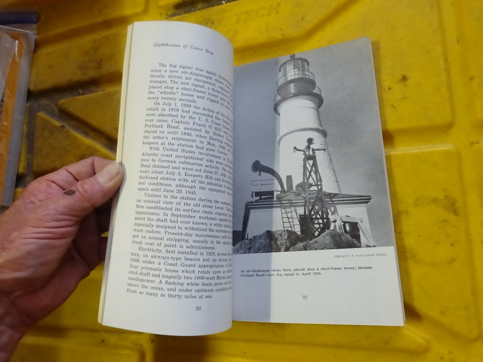 Lighthouses of Casco Bay by Peter Dow Bachelder 1975 Soft Cover 88 pages