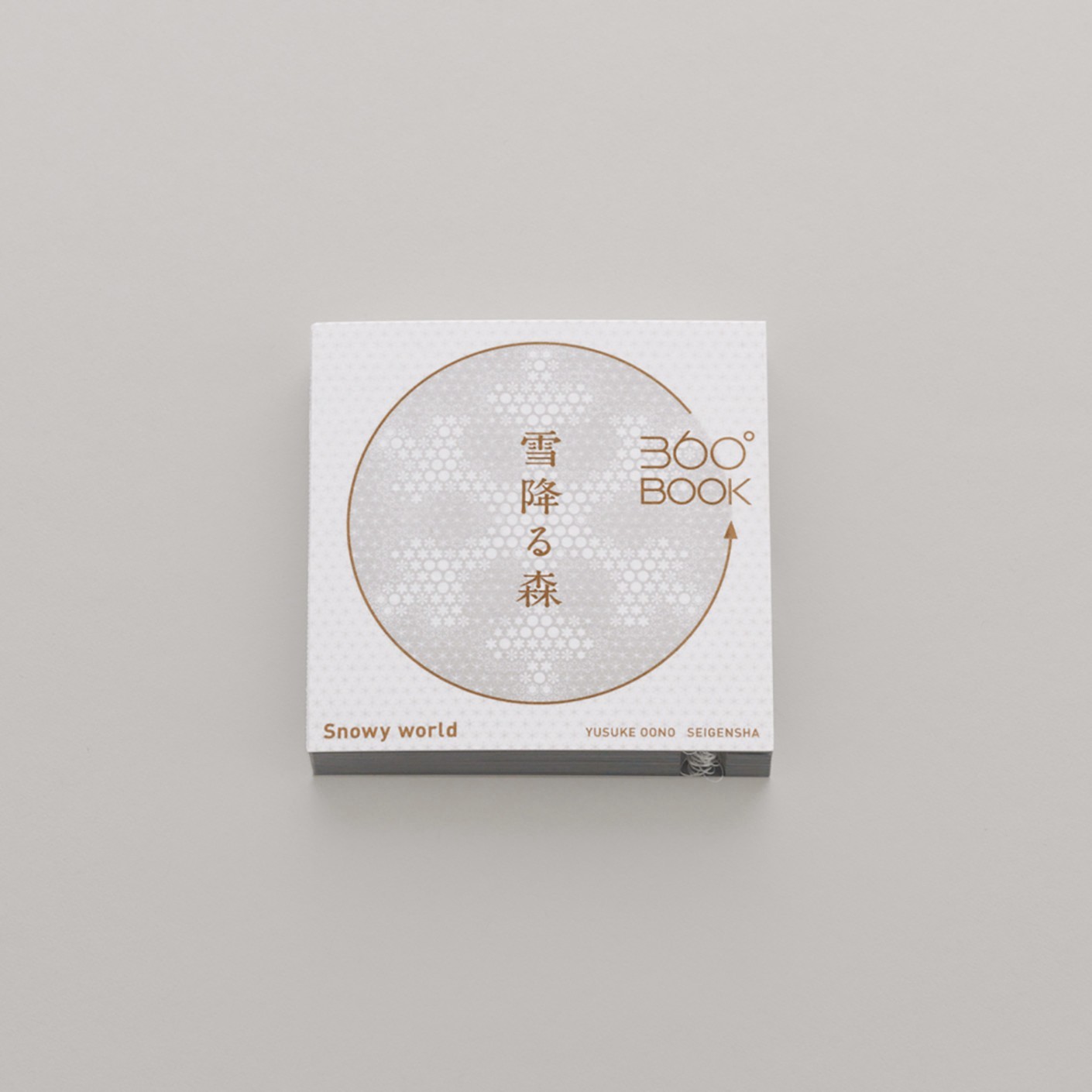 SNOWY WORLD 360°BOOK 3D Gimmick Pop Up Book Yusuke Oono Seigensha
