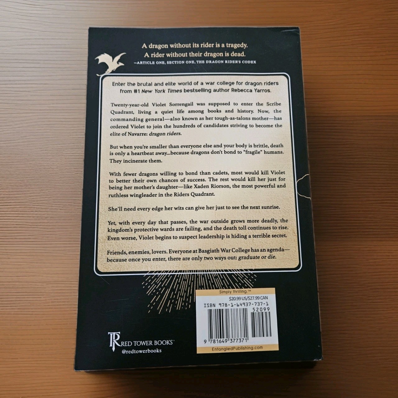 🐲 Fourth Wing 1st Printing Limited Edition Paperback Full Sprayed Dragon Edges