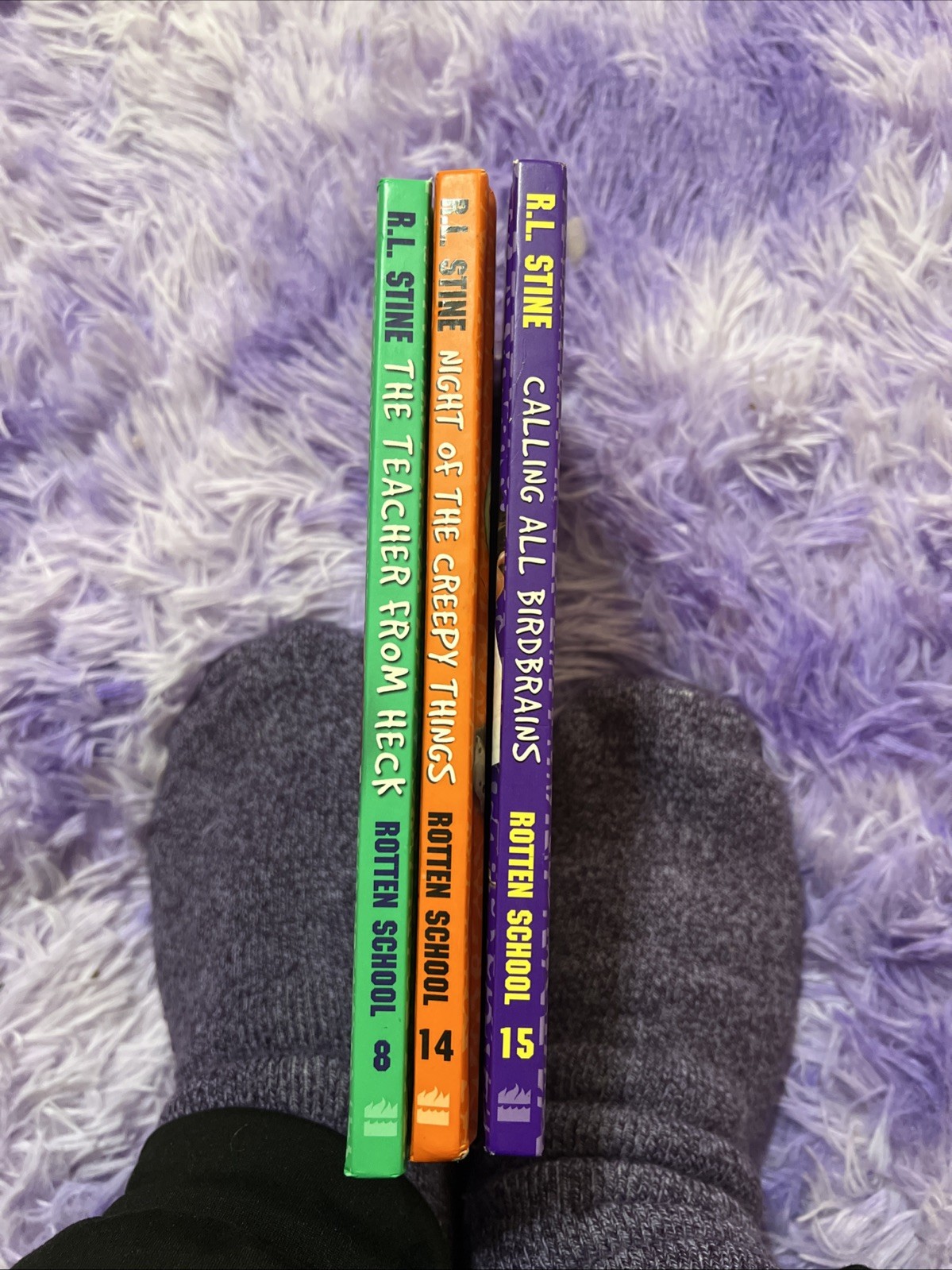 R.L. Stine Rotten School #8, 14, 15 Hardback