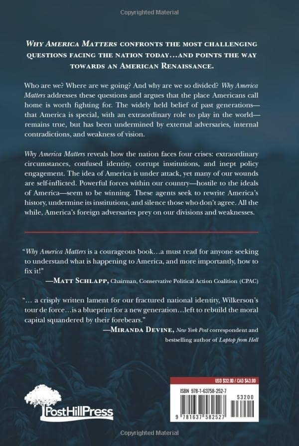 Why America Matters : The Case for a New Exceptionalism – Michael Wilkerson