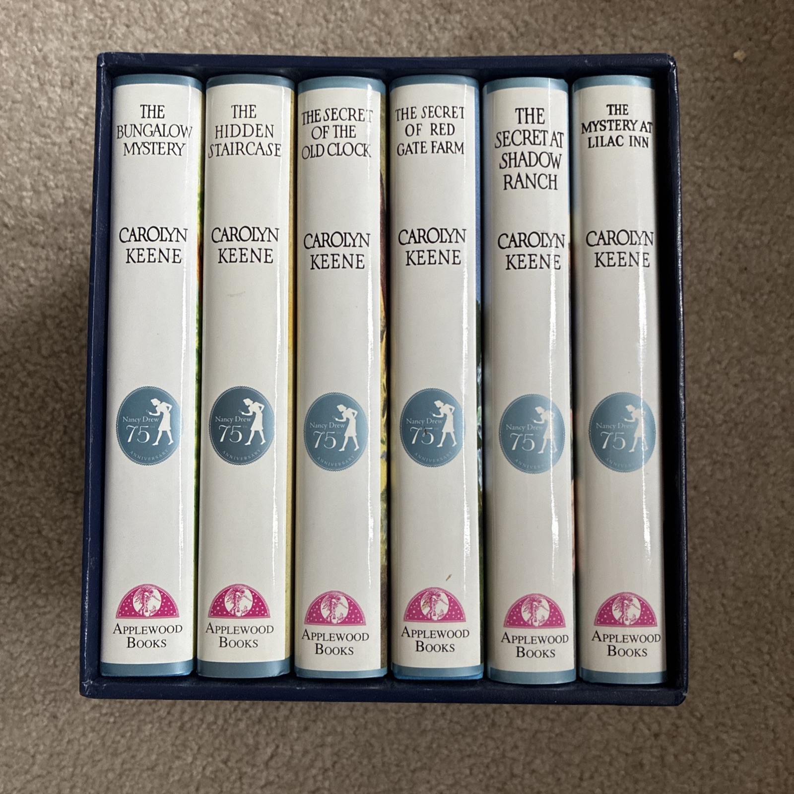Nancy Drew 75th Anniversary Collection 6 Hardcover Books by Carolyn Keene Near F