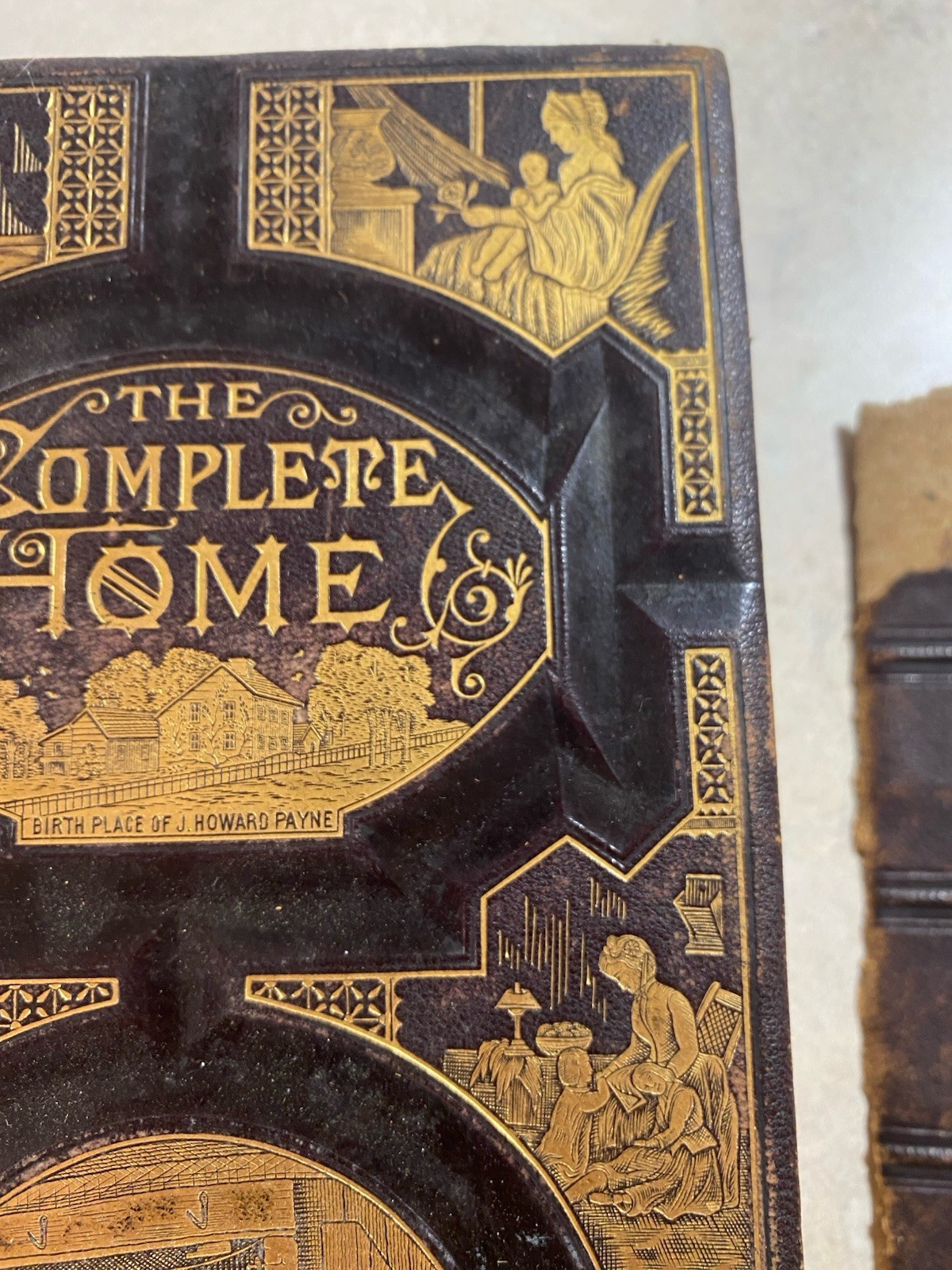 THE COMPLETE HOME JULIA MCNAIR WRIGHT 1882 ENCYCLOPAEDIA OF DOMESTIC LIFE GILT