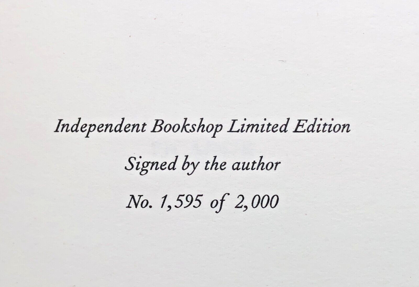 Sea of Tranquility Emily St. John Mandel UK 1/1 NUMBERED Stenciled UNSIGNED COPY