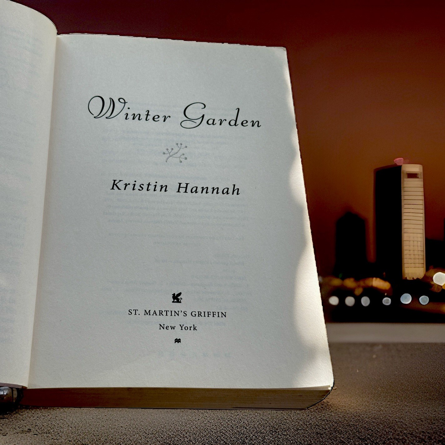 Winter Garden – A Novel – Paperback – by Kristin Hannah – GOOD – St. Martin’s