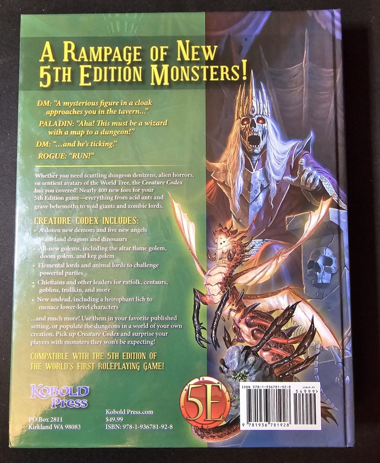 Creature Codex – Dungeon & Dragons (D&D 5e) – Book of monsters and stats