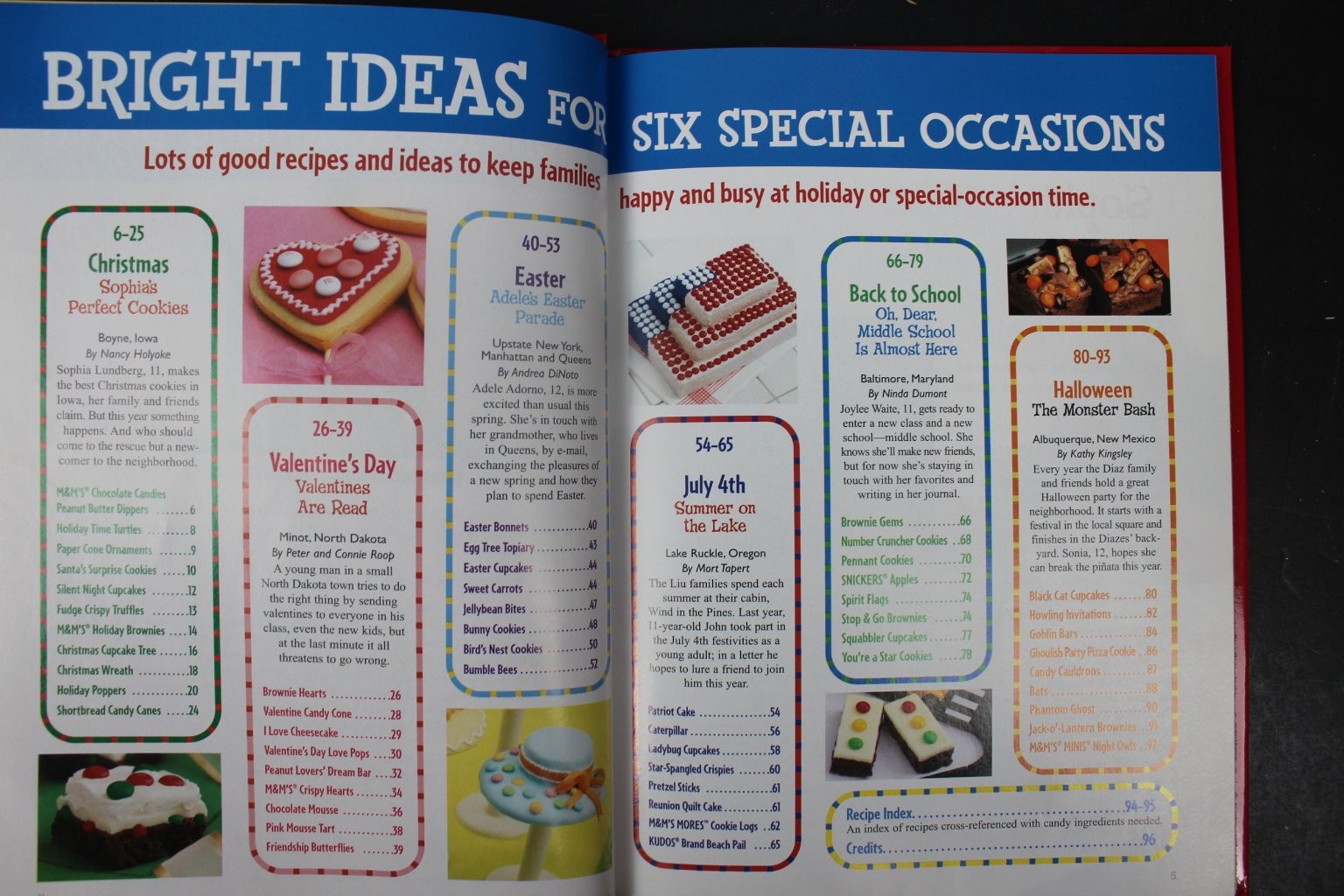 Red & Yellow’s Bright Ideas Mars 2003 Cookbook Holiday Recipes Crafts HC VG