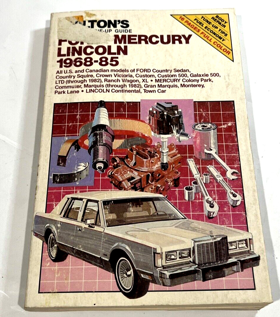 Chilton 6842 Ford Mercury Lincoln 1968-85 Repair Manual