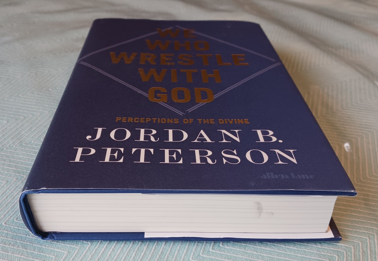 SIGNED Jordan B. Peterson Autographed Book – We Who Wrestle With God, UK Edtn HC