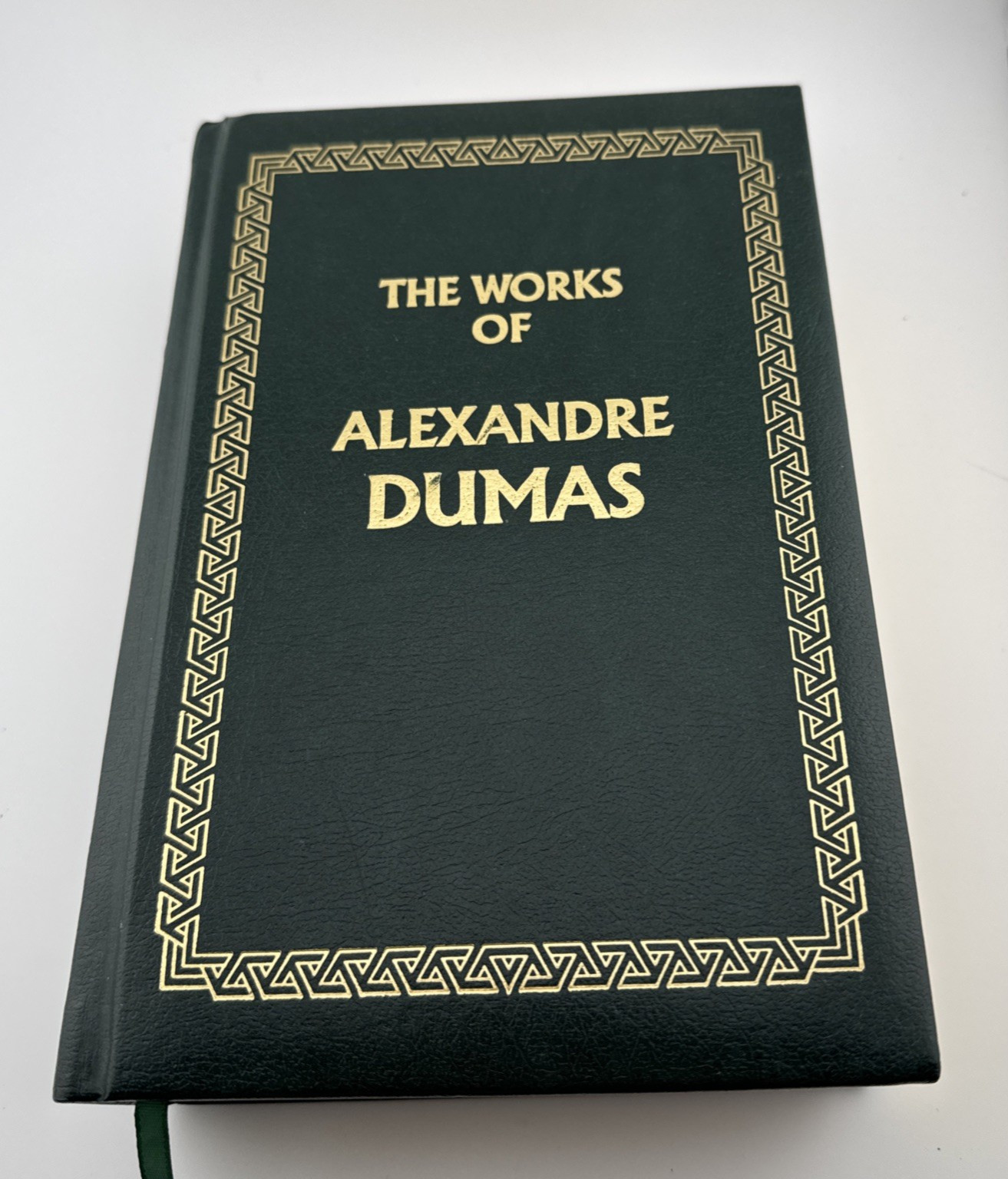 The Works Of Alexandre Dumas Longmeadow Press Leather Book
