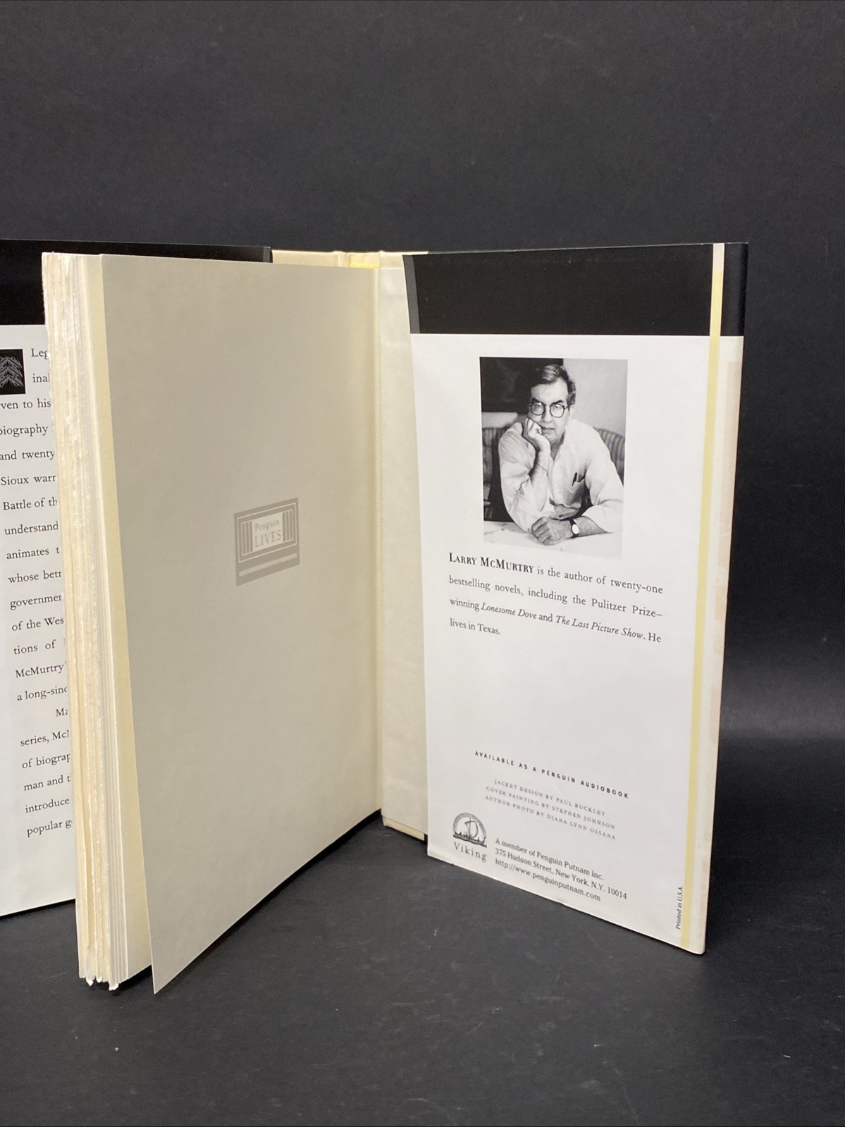 CRAZY HORSE by Larry McMurtry – Hardcover Signed/Autographed? BCF