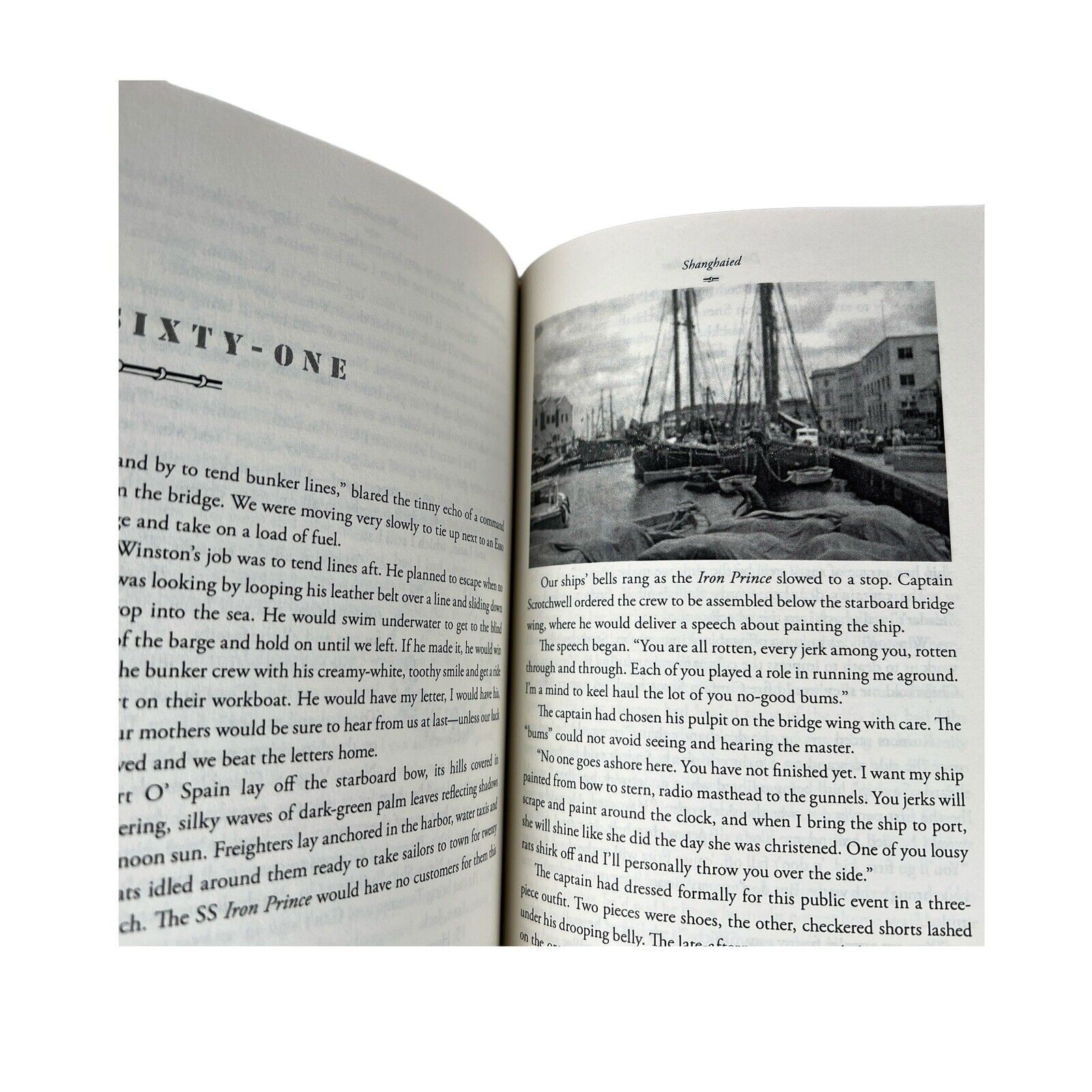 Shanghaied by David Paul Collins Hardcover Book And Dust Jacket