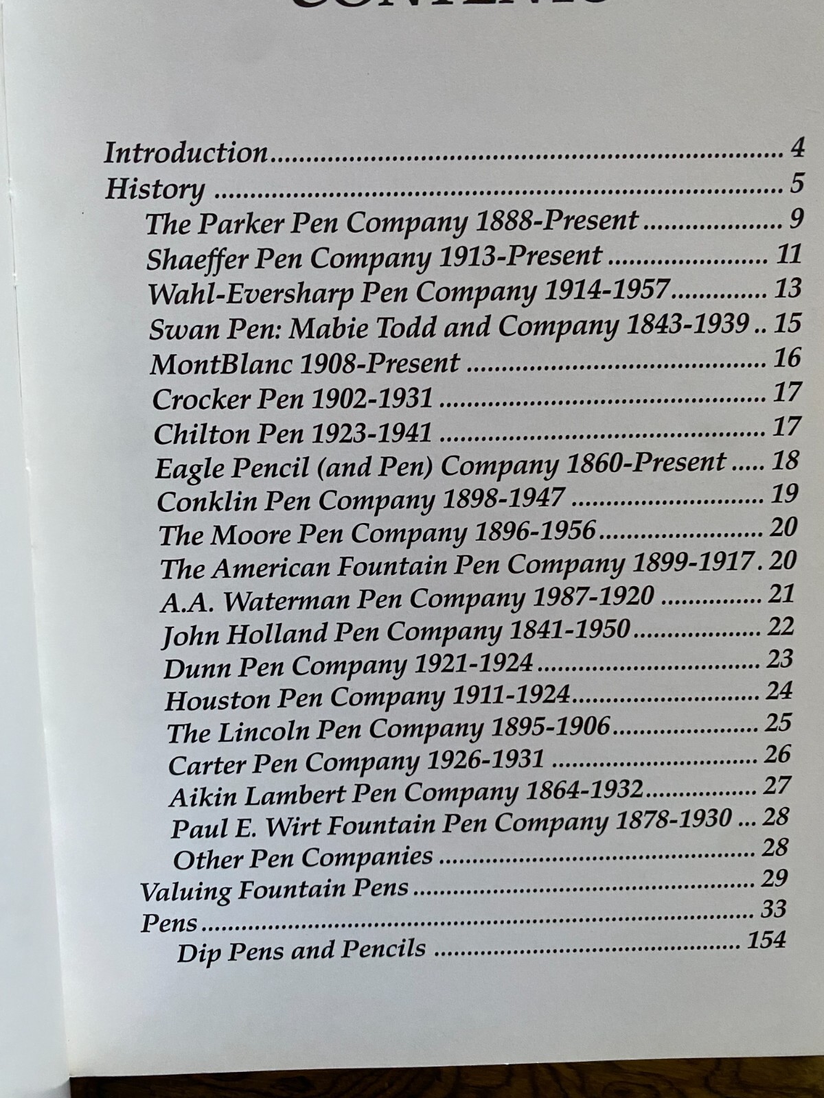 Illustrated Guide to Antique Writing Instruments 1994 Paperback Illustrated