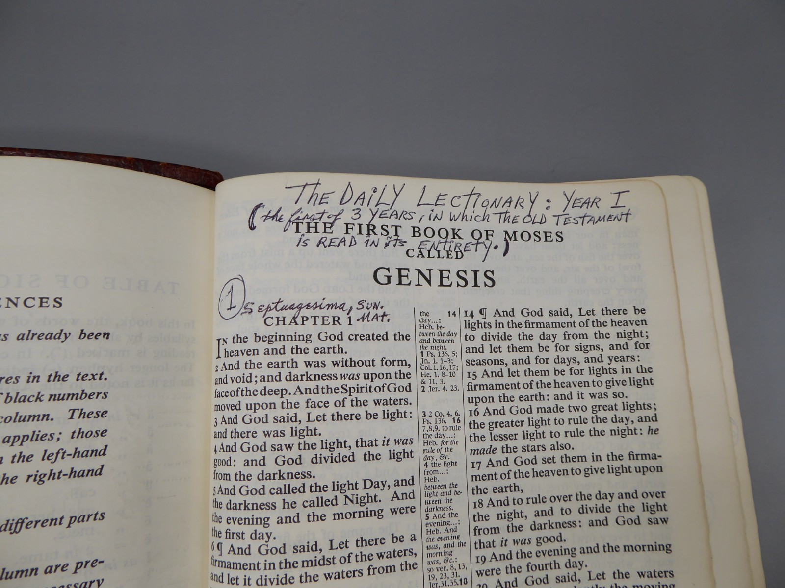 Vintage KJV Holy Bible Cambridge Univ. Press Water Buffalo Calfskin