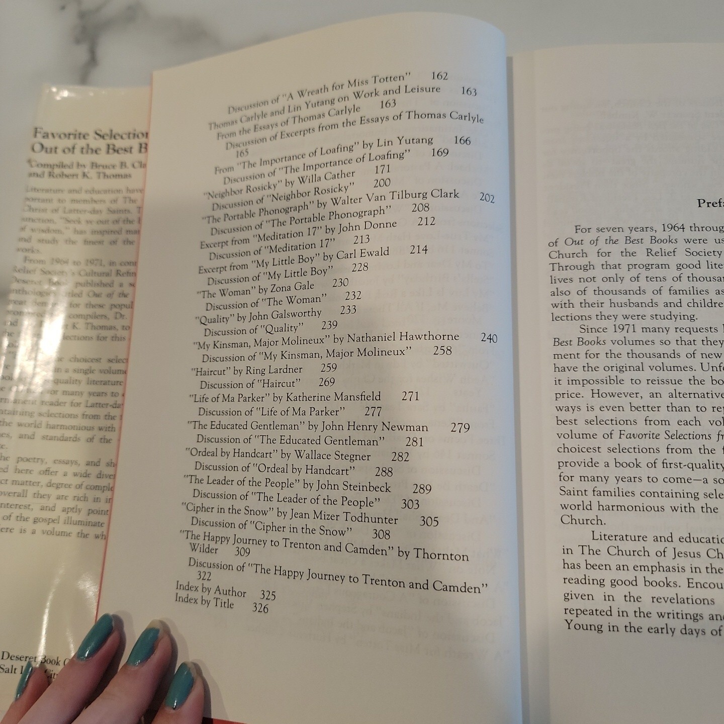 Favorite Selections from Out of the Best Books by Robert K. Thomas WORN EDGES