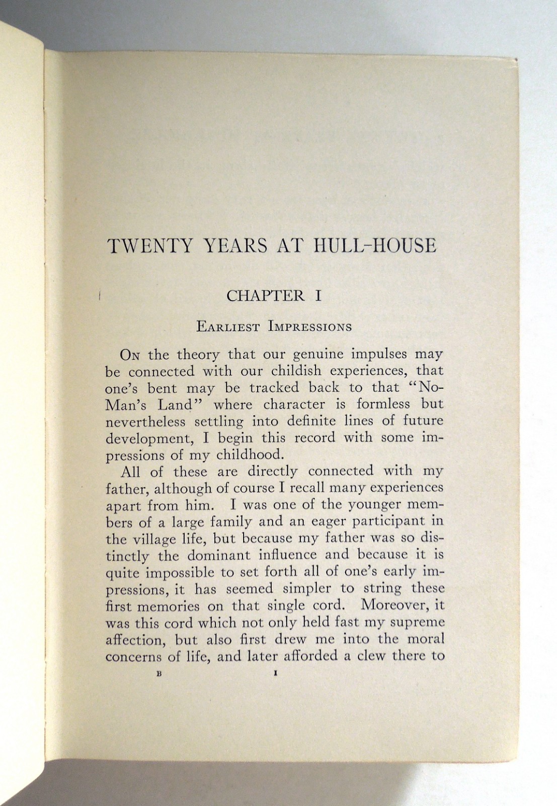Twenty Years at Hull-House – Jane Addams, 1911 hc, The Macmillan Company