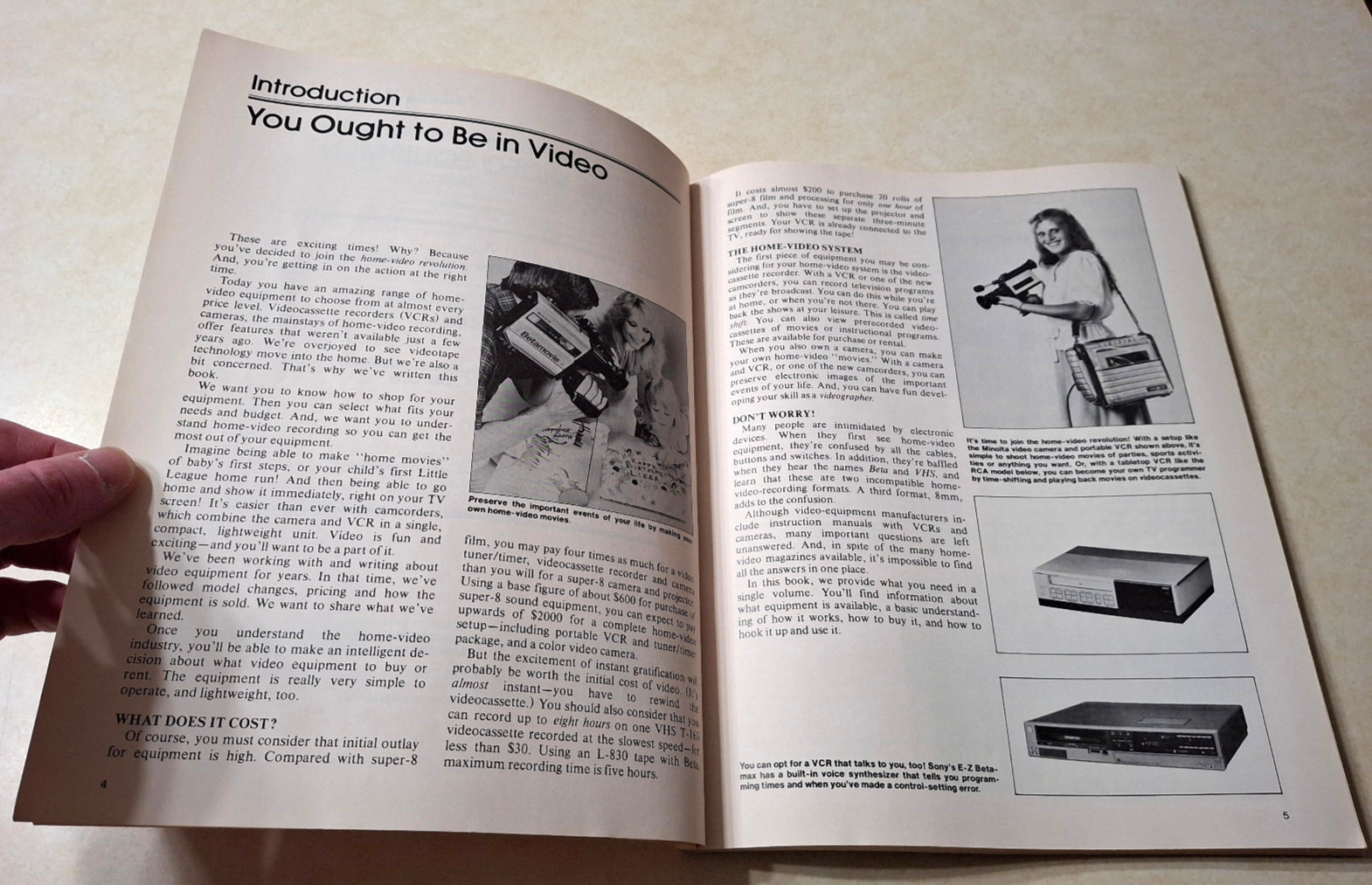 Vintage Home Video Equipment How To Guides Books 1980s Camcorders VCRs VHS Lot