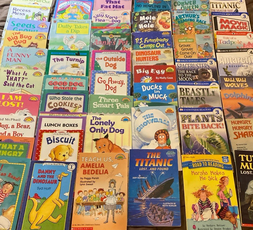 Children’s 150+ Book Lot PB Picture Books Leveled 0-4, Scholastic, Early Science