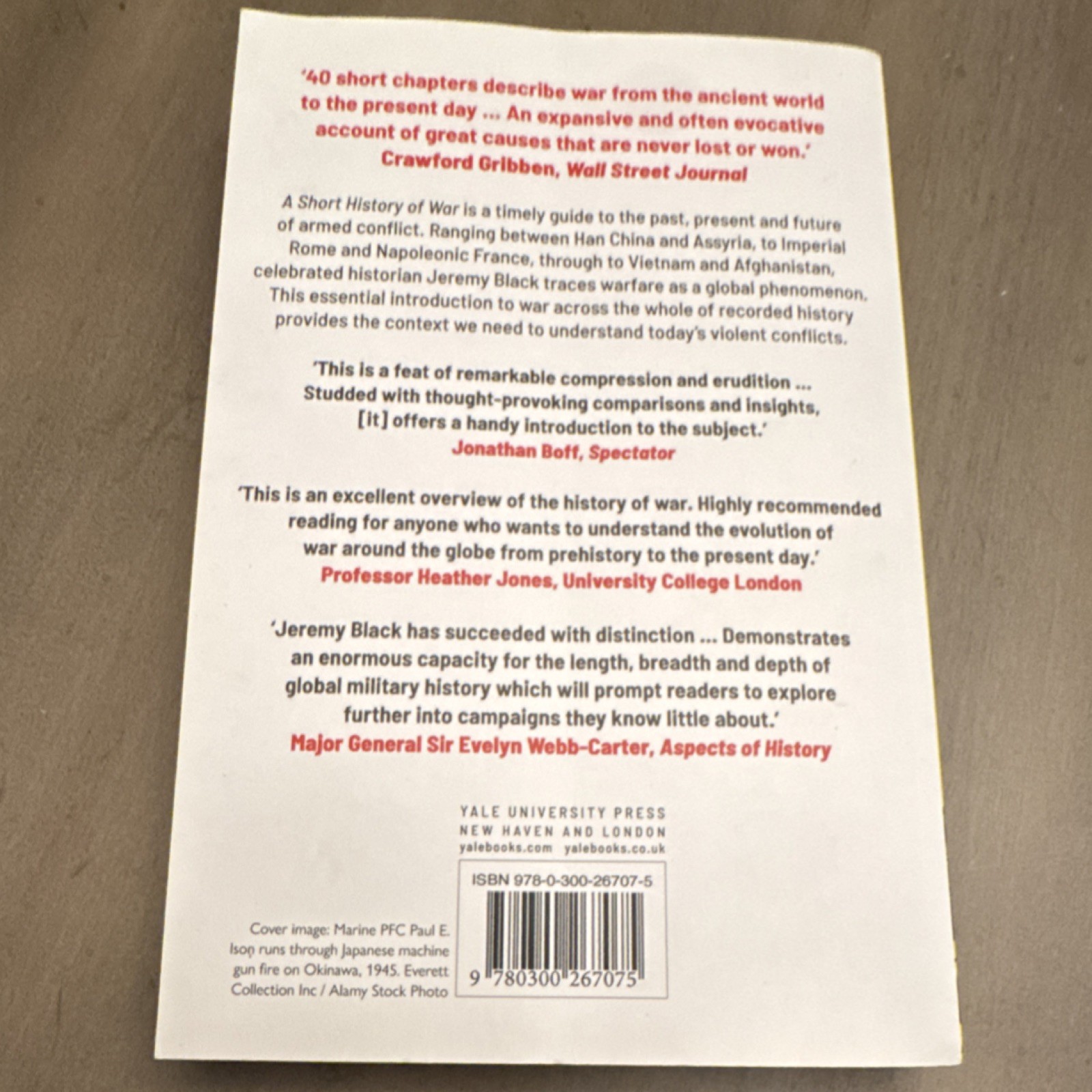 Yale University Press A Short History of War Jeremy Black 2022 Trade Paperback