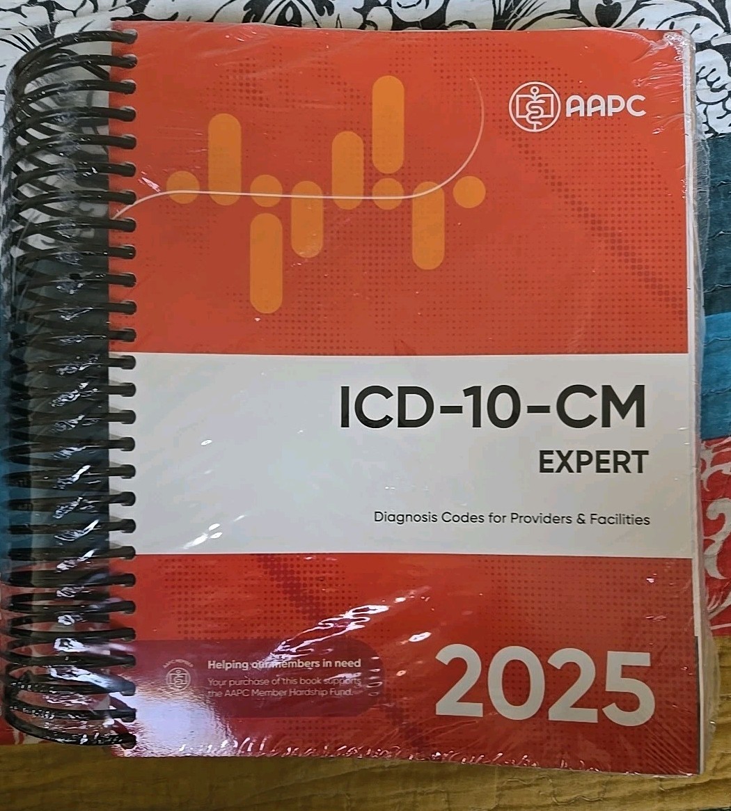 New ICD-10-CM Complete Code Set 2025 Spiral-bound book, never opened