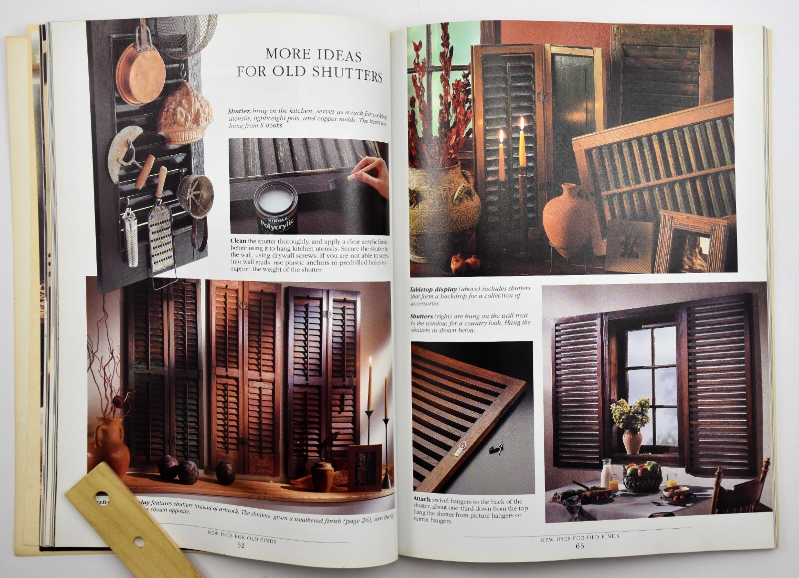 Decorating with Great Finds by Home Decorating Institute Paperback PB 1995