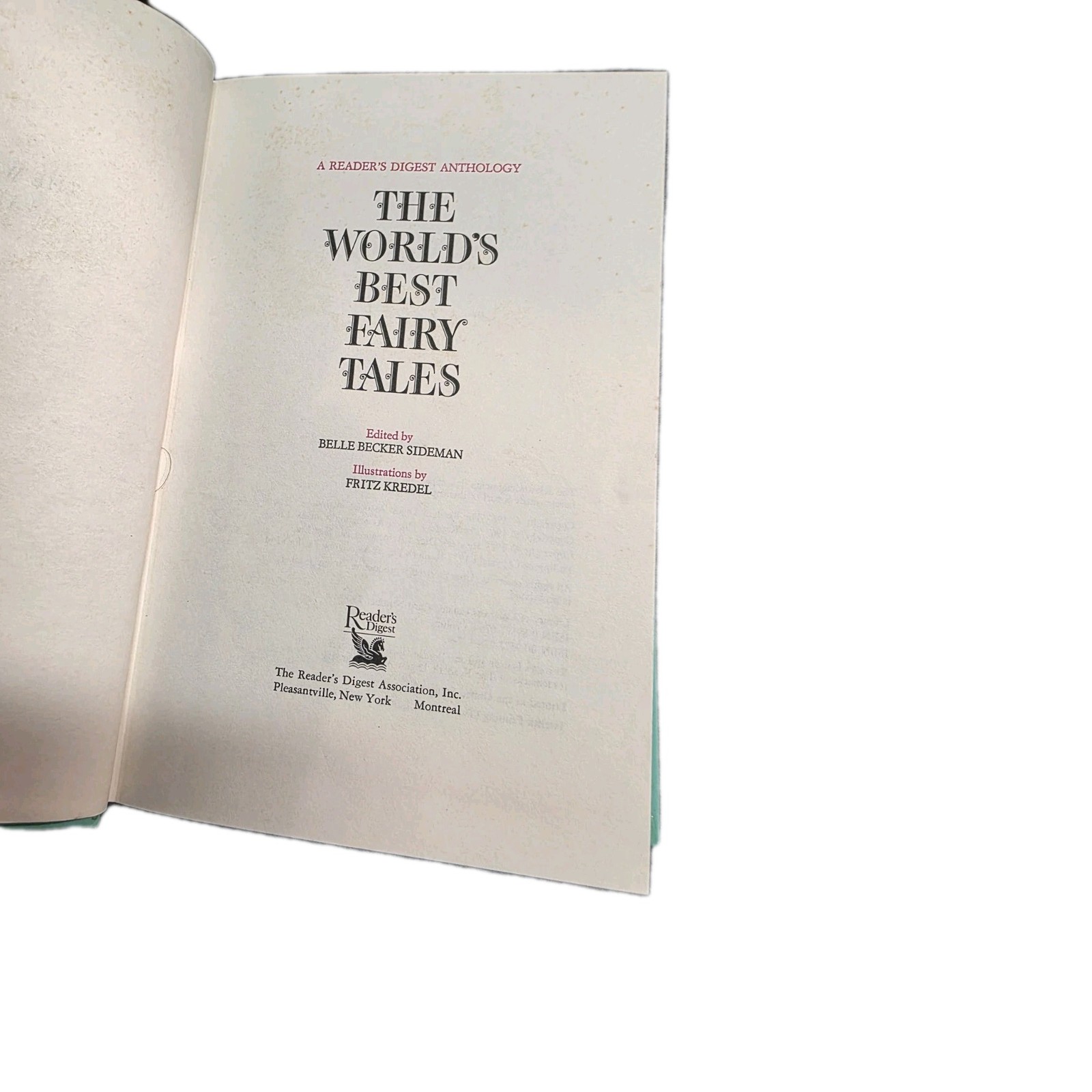 The World’s Best Fairy Tales – Reader’s Digest – 2 VOL SET, 1993 Hardcovers