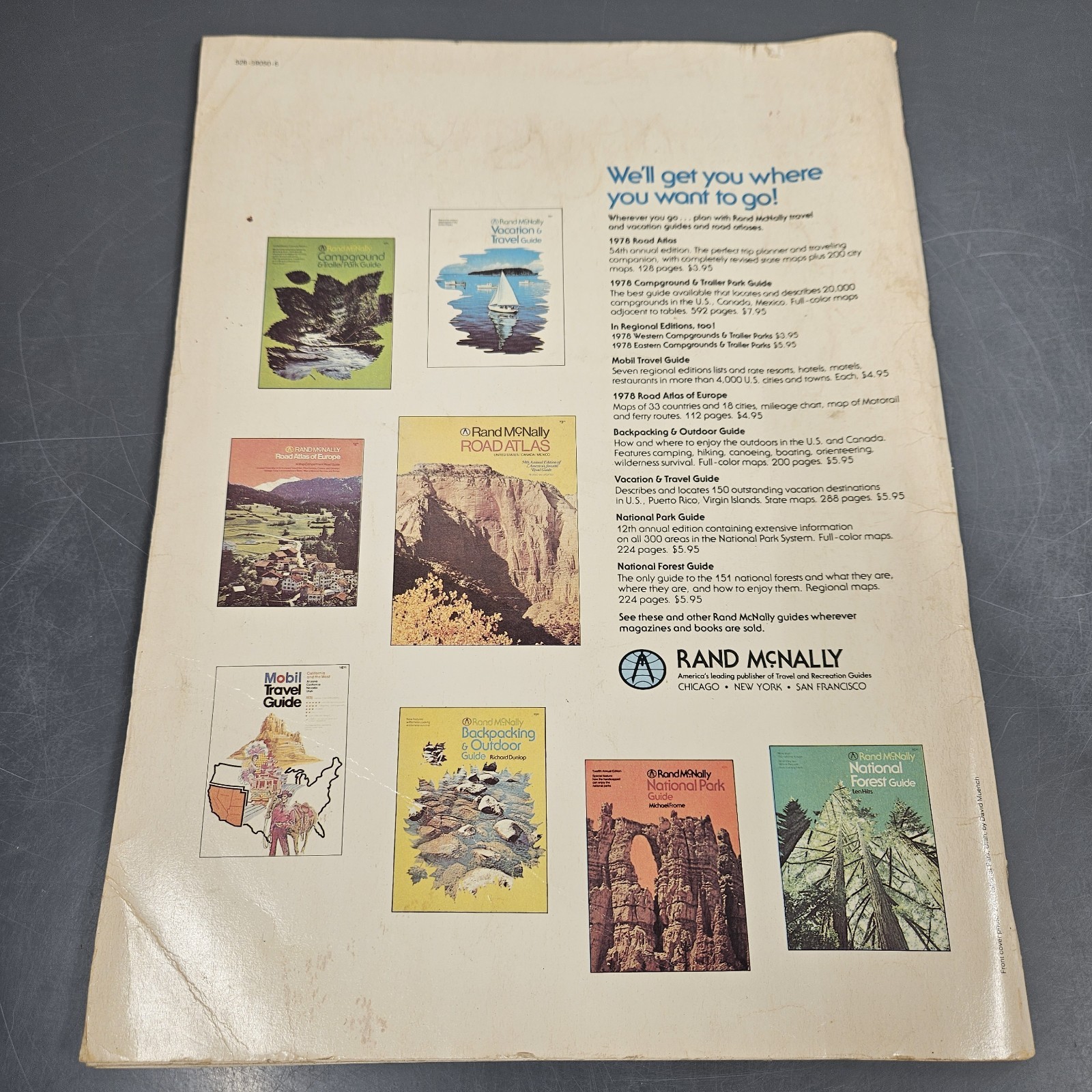 Rand McNally Road Atlas US Mexico Canada 1978 Maps National Parks Special Maps