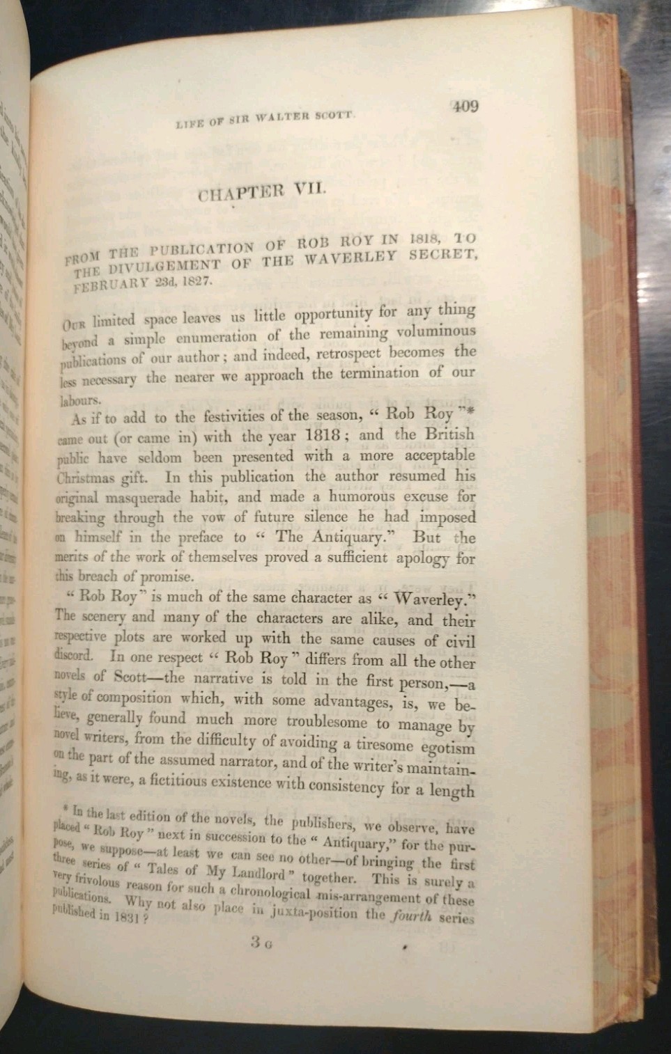 Life of Sir Walter Scott. George Allan. 1834. Edinburgh, Thomas Ireland. 1st