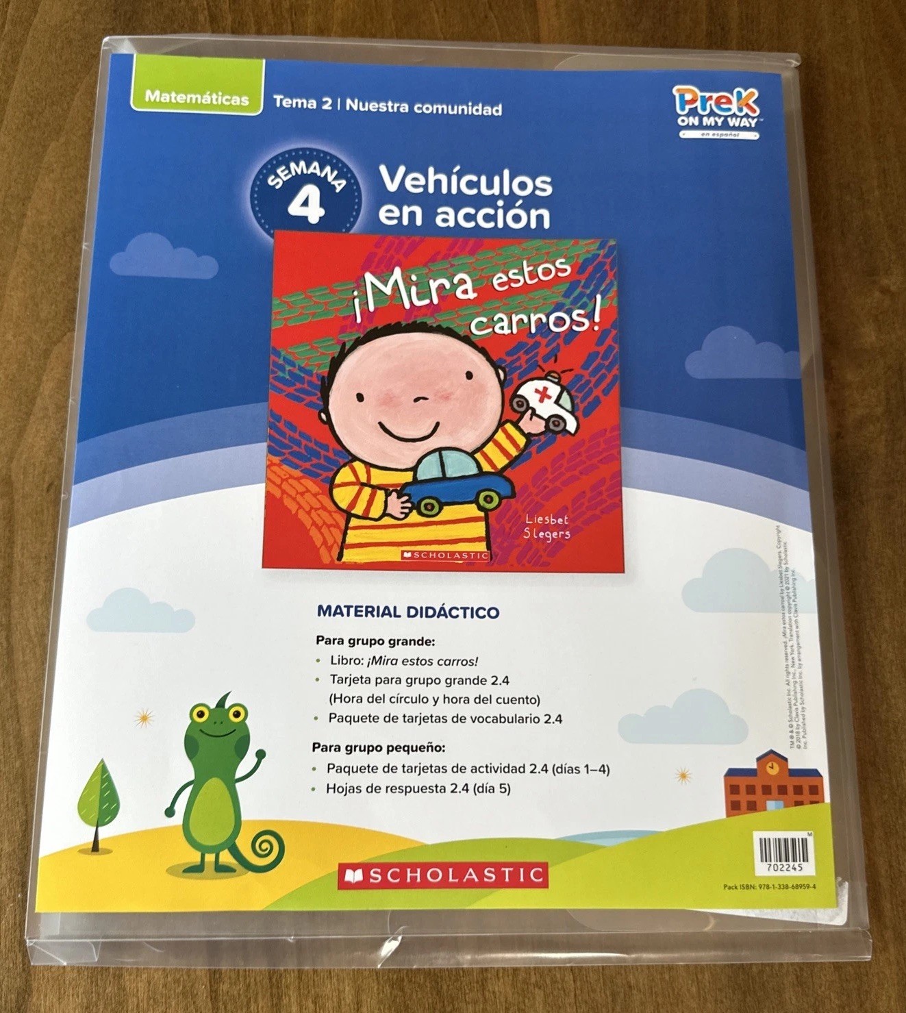 Scholastic Pre K On My Way Espanol Spanish Mathematics Theme 2 Book Set