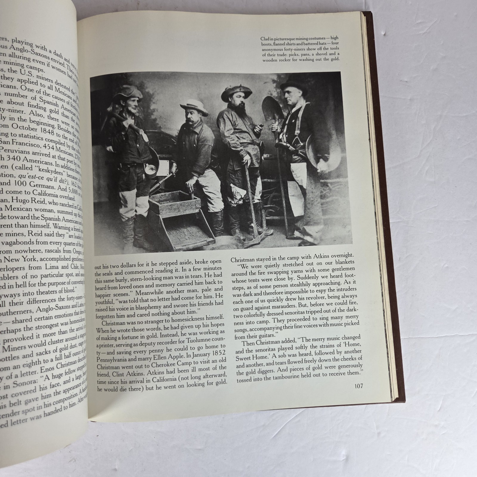 Time Life The Forty Niners Old West Series California Gold Rush Leatherette HC