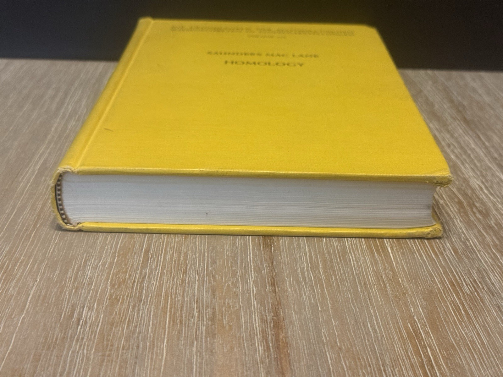 Homology by Dr. Saunders MacLane 1963 HC / Volume 114