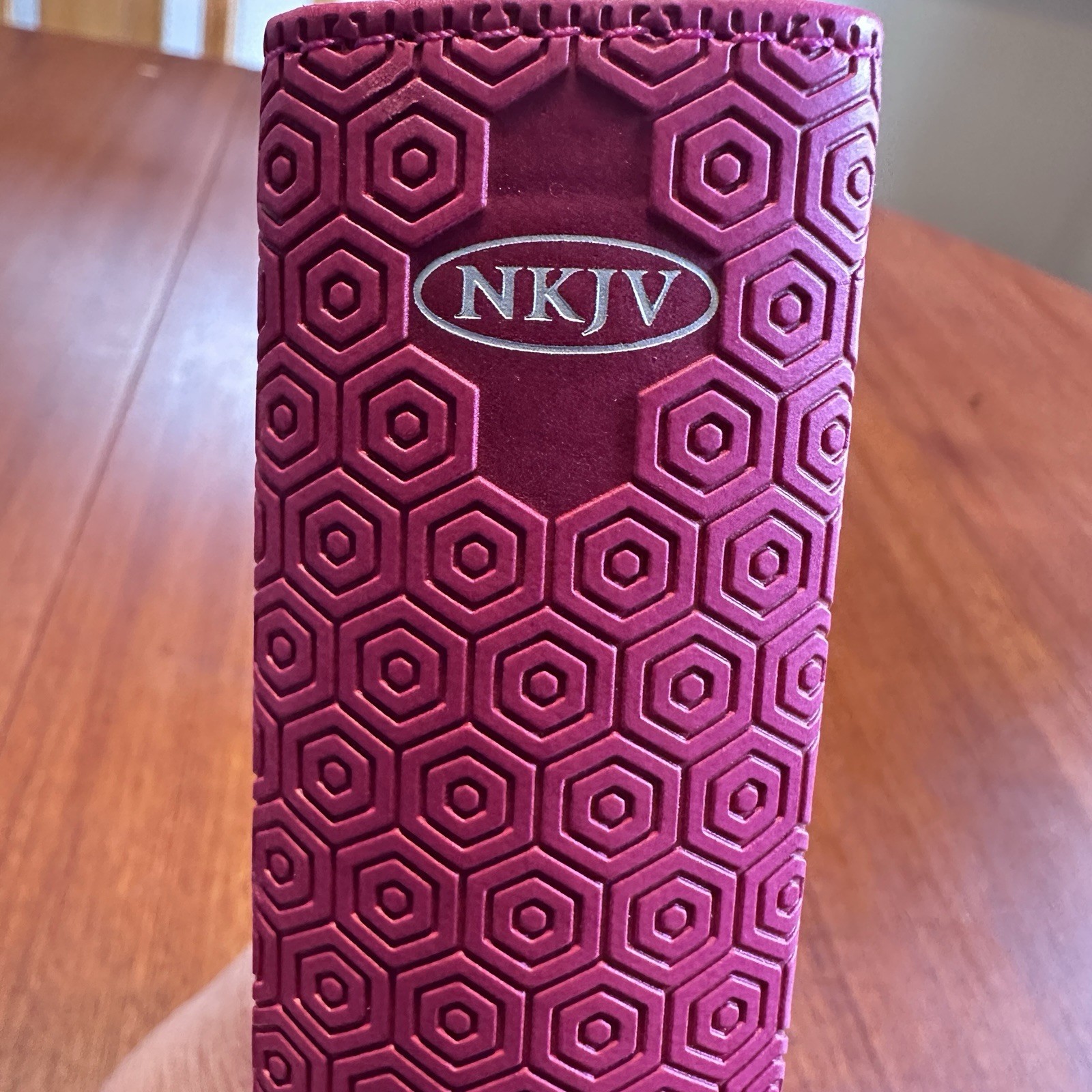 NKJV Essential Teen Study Bible Crimson Red Leather Touch Religious Jesus