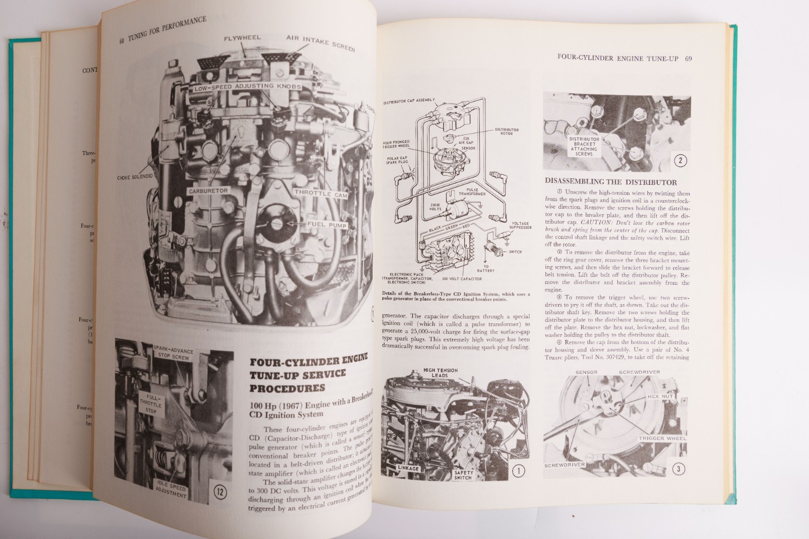 VTG Evinrude Outboard Motor Repair Tune-Up Guide Glenn’s Marine Series HB 1969