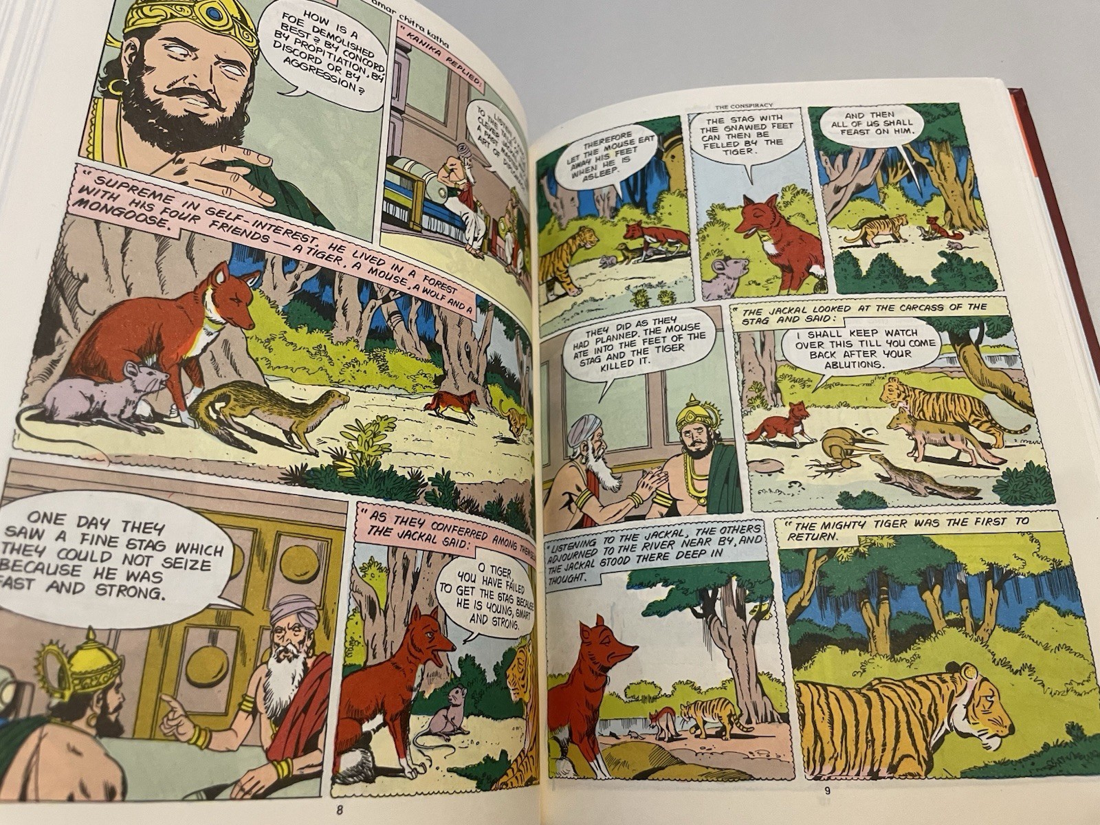 Mahabharata #1 MAJABHARATA THE KURU PRINCES Amar Chitra Katha Rare Hardcover