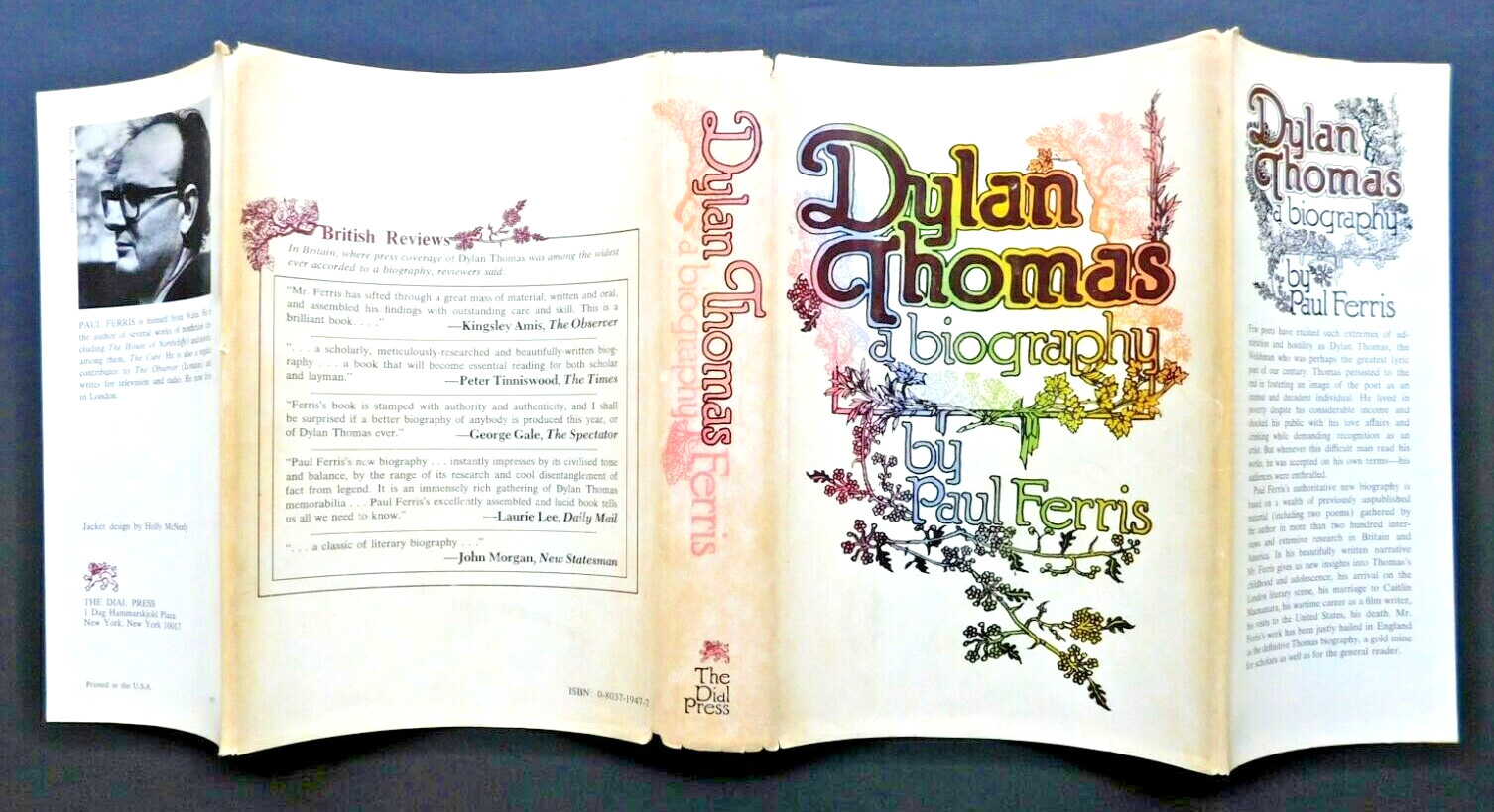 DYLAN THOMAS biography by Paul Ferris 1977 399 pages hardcover with jacket BCE
