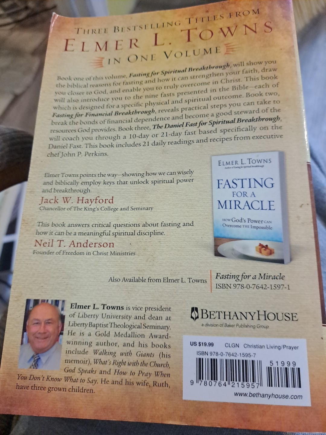 Breakthrough Guide to Fasting – Towns, Elmer L. Great Book -the Why’s Of Fasting