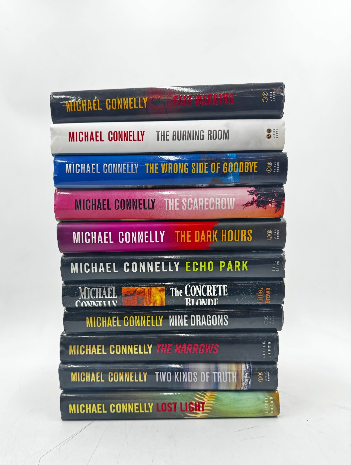 Lot of 10 Michael Connelly Crime Thriller Mystery Hardcovers Mixed Titles VG