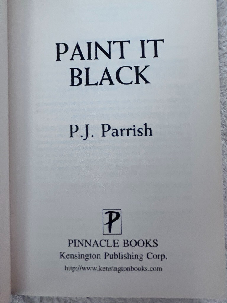 P.J. Parrish, Louis Kincaid Series: Paint It Black; An Unquiet Grave
